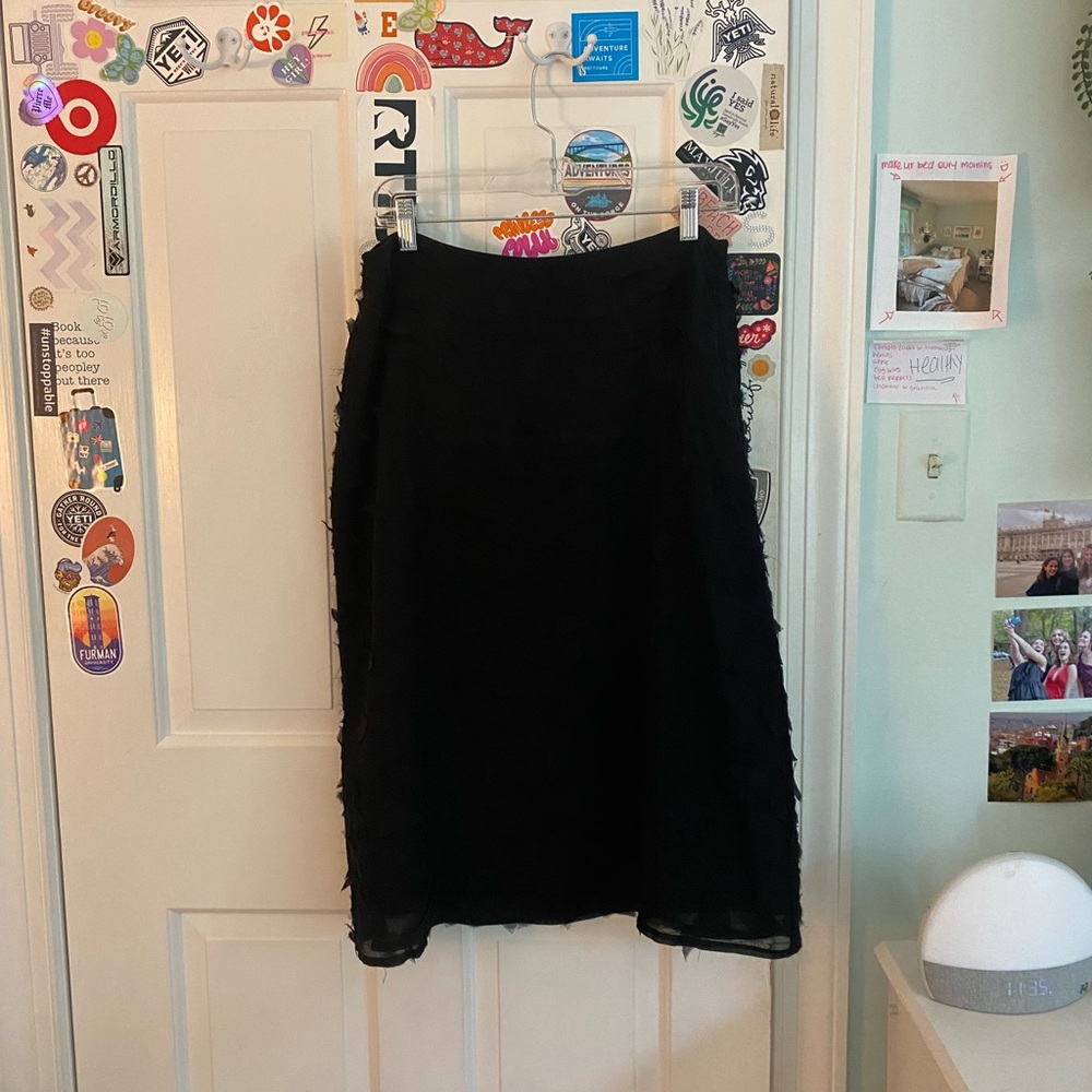 Isda & Co black midi skirt size 12